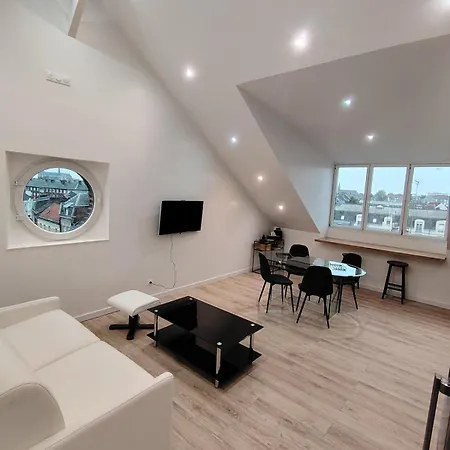 Апартаменты Le Hublot D Loft Moderne Panoramique Амьен